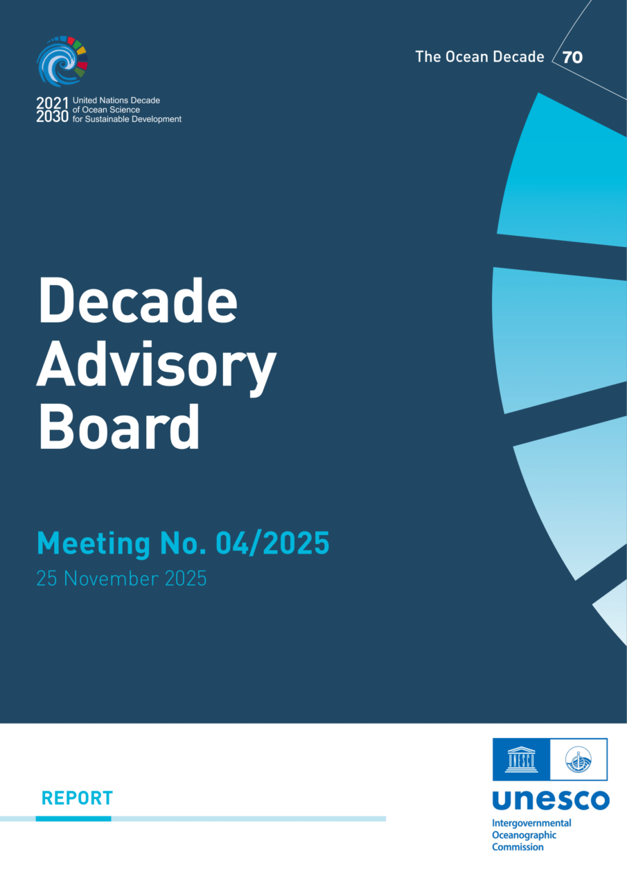 Informe de la decimoquinta reunión del Consejo Asesor del Decenio (25 de noviembre de 2025)